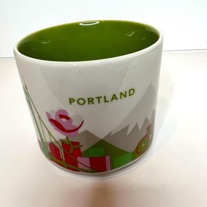 STARBUCKS DISCONTINUED "You Are Here" PORTLAND Mug (14 oz)